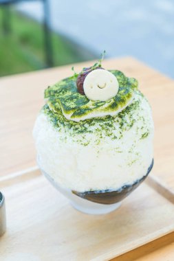 yeşil çay bingsu