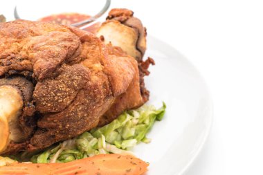 Gevrek domuz knuckle veya Alman domuz Hocks