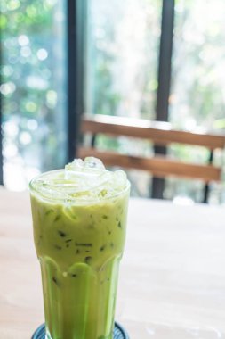 buzlu yeşil çay kahve