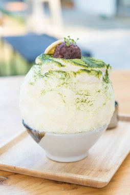 yeşil çay bingsu