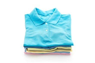 giyim üzerine beyaz yığınları 