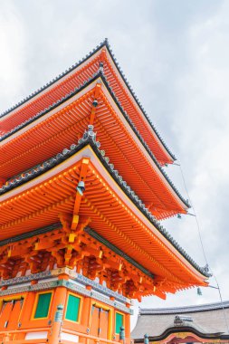 Kiyomizu-dera Tapınağı güzel mimari Kyoto,.