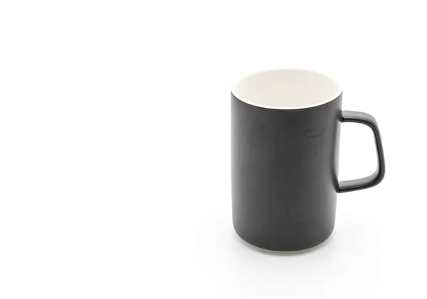 Black ceramic mug — Stock Photo, Image