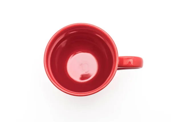 Rote Keramiktasse — Stockfoto