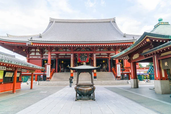 Bela Arquitetura no Templo Sensoji em torno da área de Asakusa em — Fotografia de Stock