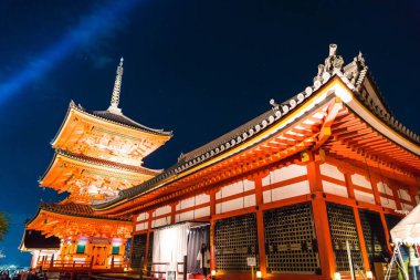 Kiyomizu-dera Tapınağı güzel mimari Kyoto.