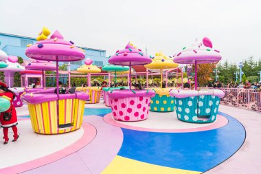 Osaka, Japonya - 21 Kasım 2016: cupcake arazi universal Studio