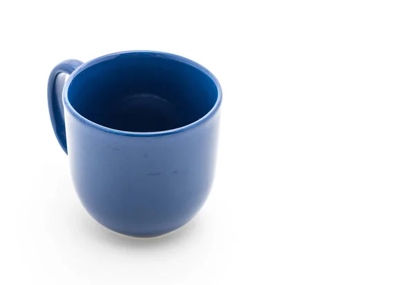 Tazza di ceramica blu — Foto Stock