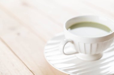 hot matcha latte