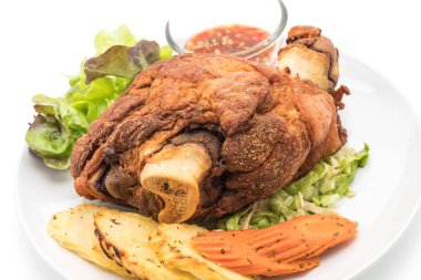 Gevrek domuz knuckle veya Alman domuz Hocks