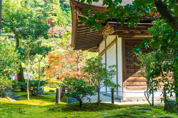 Bella architettura al tempio Ginkakuji Padiglione d'Argento — Foto Stock