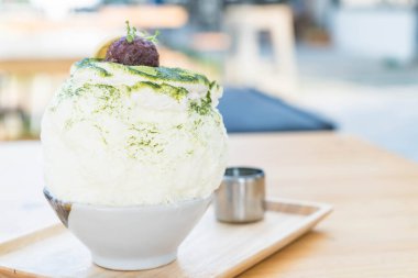 yeşil çay bingsu