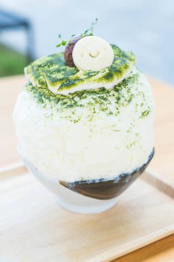 yeşil çay bingsu