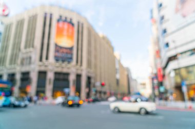 Shinjuku Tokyo City, soyut bulanıklık