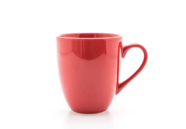 Kırmızı seramik kupa