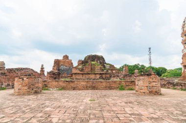 Güzel eski mimari tarihi Ayutthaya Tayland