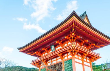 Kiyomizu-dera Tapınağı güzel mimari Kyoto,.