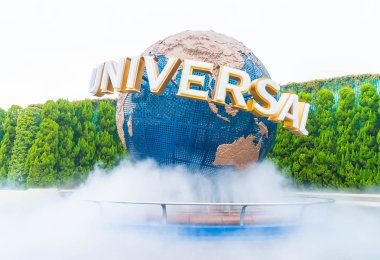 Osaka, Japonya - 21 Kasım 2016: temel tema park konumlar