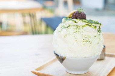 yeşil çay bingsu