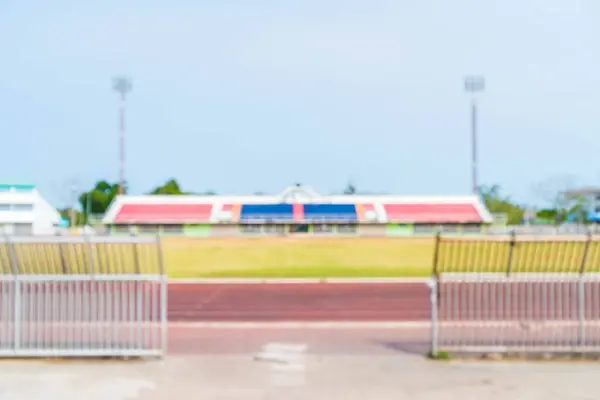 Estadio de fútbol abstracto con cielo azul — Foto de Stock