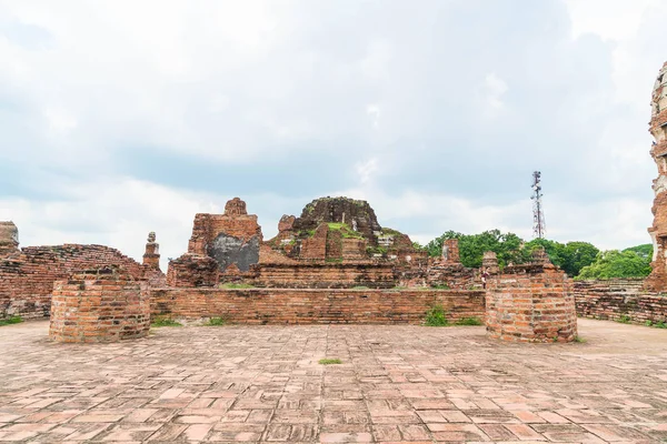 Güzel eski mimari tarihi Ayutthaya Tayland