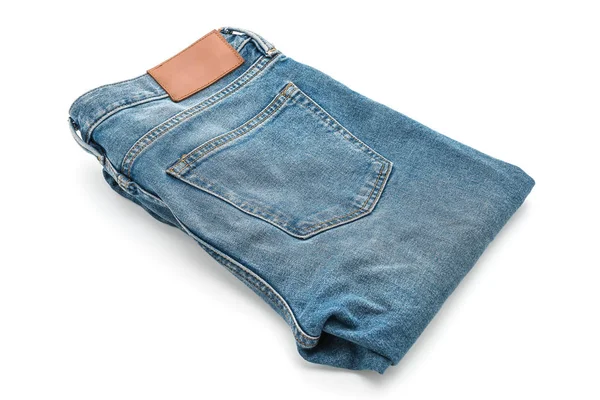 Beyaz mavi jeans — Stok fotoğraf