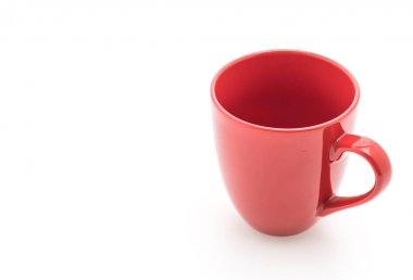 Kırmızı seramik kupa