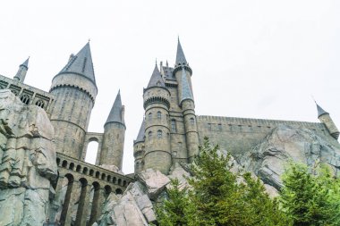 Osaka, Japonya - 21 Kasım 2016: Harry Potter ve büyücü dünya