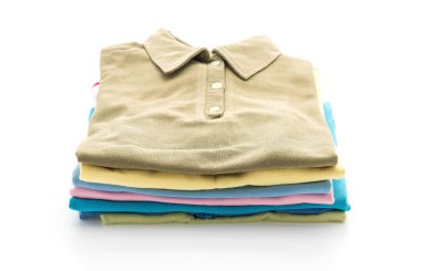 giyim üzerine beyaz yığınları 