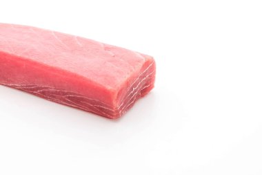 beyaz üzerine taze orkinos