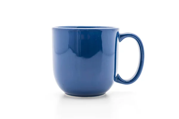 Tazza di ceramica blu — Foto Stock