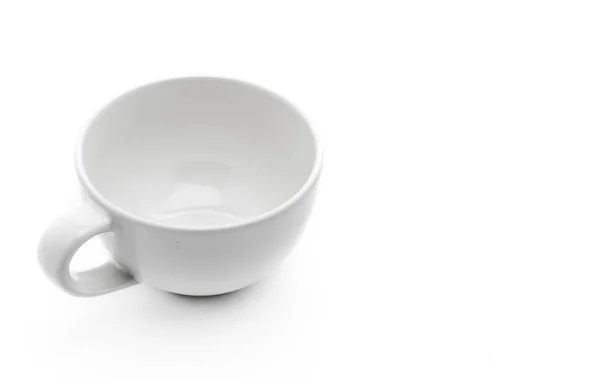 Taza de café blanco vacía — Foto de Stock