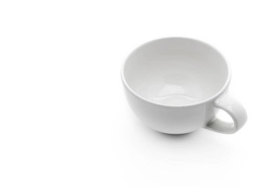 Boş beyaz kahve Kupası 