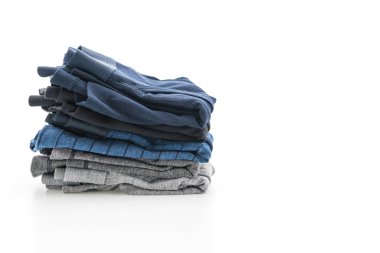 Beyaz arka plan üzerinde erkek iç giyim