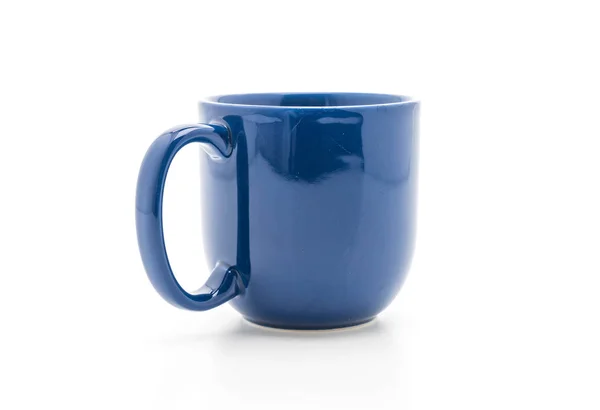 Blue ceramic mug — Stock Photo, Image