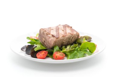 Tuna biftek salatası ile