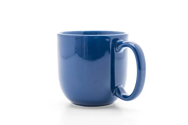 蓝色陶瓷杯 — 图库照片