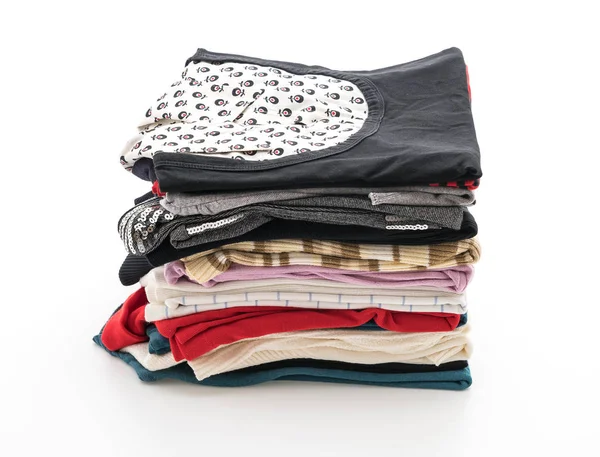 giyim üzerine beyaz yığınları 