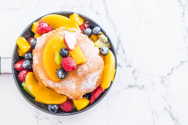 mix meyve ile gözleme