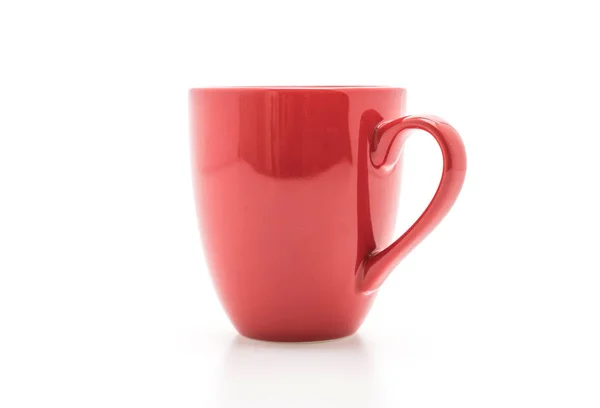 Taza de cerámica roja — Foto de Stock