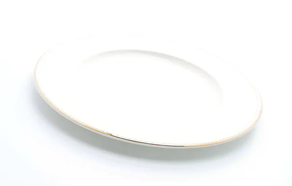 Beyaz beyaz tabakta — Stok fotoğraf
