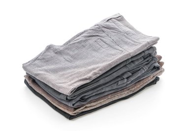 giyim üzerine beyaz yığınları