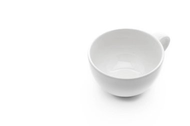 Boş beyaz kahve Kupası 