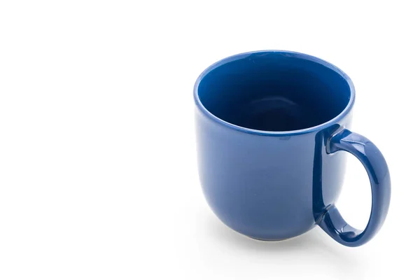 Niebieski Kubek ceramiczny — Zdjęcie stockowe