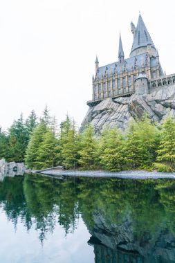 Osaka, Japonya - 21 Kasım 2016: Harry Potter ve büyücü dünya