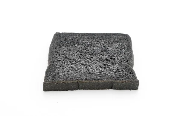 Угольный хлеб на белом — стоковое фото