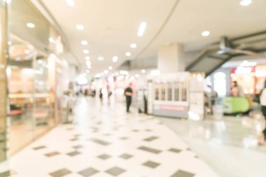 Lüks alışveriş merkezinde soyut bulanıklık