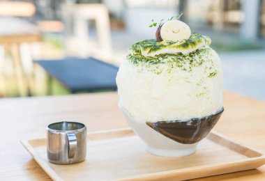yeşil çay bingsu