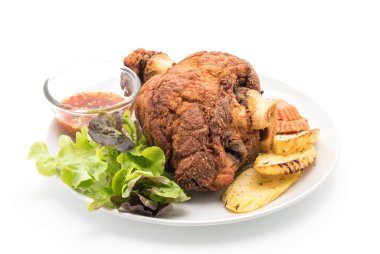 Gevrek domuz knuckle veya Alman domuz Hocks