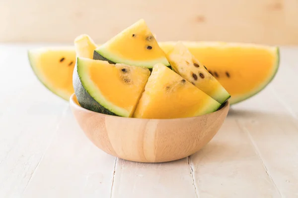 fresh yellow watermelon